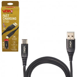 VOIN USB - Type-C 2m Black (CC-4202C BK)