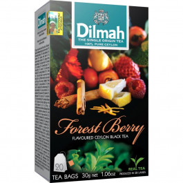 Dilmah Чай черный пакетированный Лесные ягоды 1.5 г х 20 шт (9312631149159)