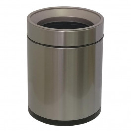 JAH Відро для сміття кругле без кришки 12 л срібний металік JAH351 silver (6925208613514)