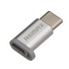 REMAX Feliz Micro USB to USB Type-C Silver (6954851289791) - зображення 1