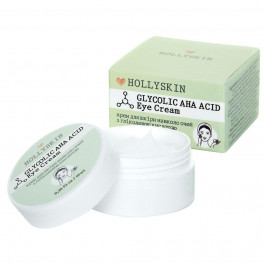 Hollyskin Крем вокруг глаз  Glycolic AHA Acid Eye Cream с гликолевой кислотой 10 мл (4823109700673)