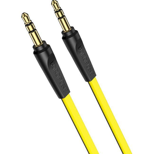 Borofone BL6 mini-jack 3.5 мм 1м Yellow (BL6-1Y) - зображення 1