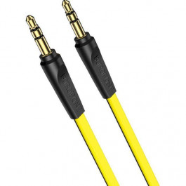 Borofone BL6 mini-jack 3.5 мм 1м Yellow (BL6-1Y)