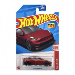 Hot Wheels Tesla Model Y Red Edition HKL53 Dark Red