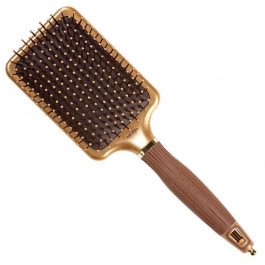   Olivia Garden Щетка массажная  Nano Thermic Styler NT-Paddle искусственная щетина (NTPDL)