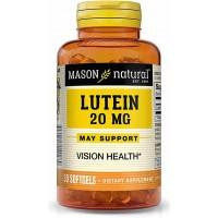 Mason Natural Лютеин 20мг, Lutein, , 30 гелевых капсул