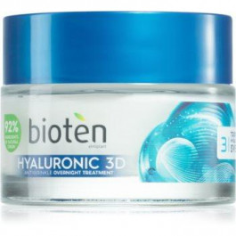Bioten Hyaluronic 3D зволожуючий нічний крем проти перших зморшок 50 мл