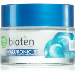   Bioten Hyaluronic 3D зволожуючий нічний крем проти перших зморшок 50 мл