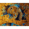 STRATEG Картина за номерами ПРЕМІУМ Втомлений леопард розміром 40х50 см GS1008 - зображення 1