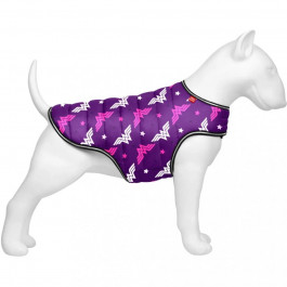 WAUDOG Курточка-накидка для собак  Clothes "Чудо-жінка фіолет", M, а 37 см, B 52-62 см, з 37-46 см (504-400