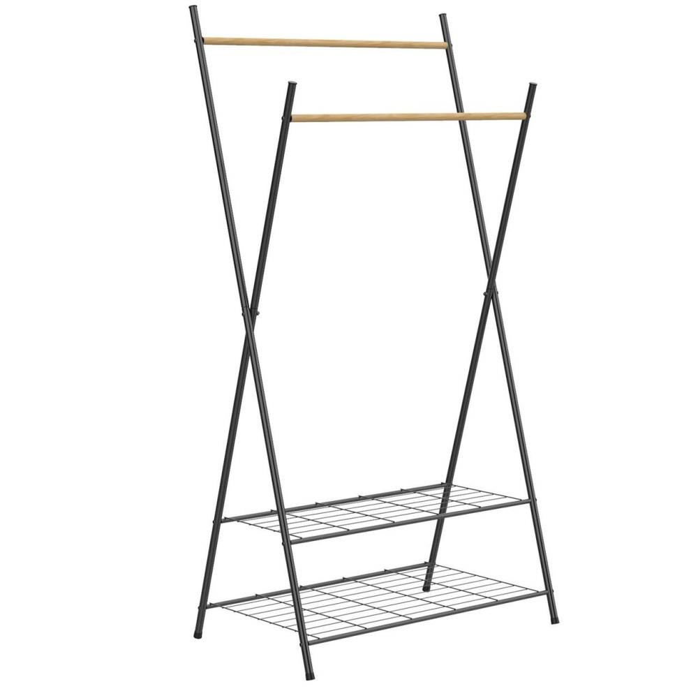 Casa Si Garment Rack Bamboo Black (CS92309W04) - зображення 1