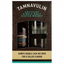 Tamnavulin Набір віскі  Speyside Single Malt 40% 0.7 л + 2 склянки (4820196540199)