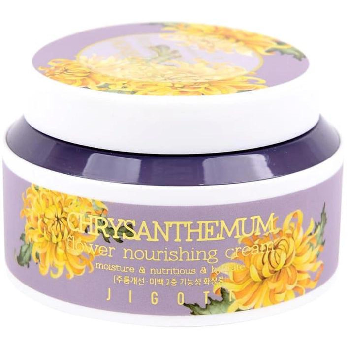 Jigott Крем для лица  Хризантема Chrysanthemum Flower Nourishing Cream 100 мл (8809541281631) - зображення 1