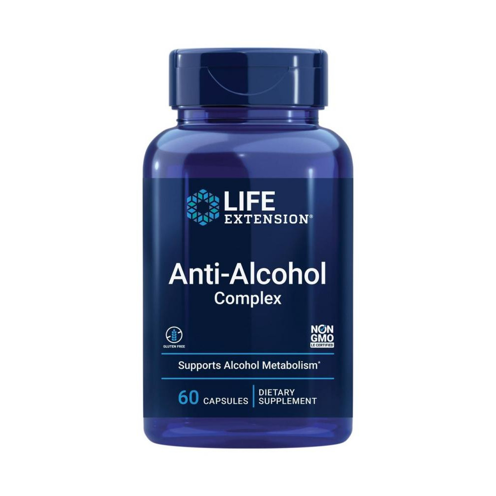 Life Extension Anti-Alcohol HepatoProtection 60 вегетаріанських капсул - зображення 1