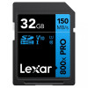 Lexar 32 GB SDHC High Performance 800x Pro UHS-I V10 Class 10 (LSD0800P032G-BNNNG) - зображення 1