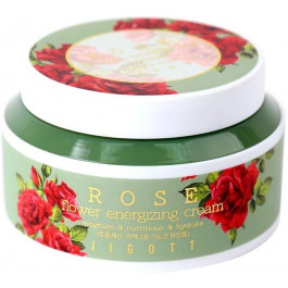 Jigott Крем для лица  Роза Rose Flower Energizing Cream 100 мл (8809541281624)