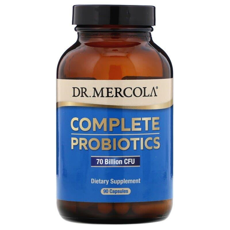Dr. Mercola БАД Пробіотики, комплекс, Complete Probiotics, , 70 млрд КОЕ, 90 капсул - зображення 1
