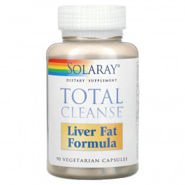 Solaray БАД Детоксикація печінки, Total Cleanse Liver Fat Formula, , 90 вегетаріанських капсул
