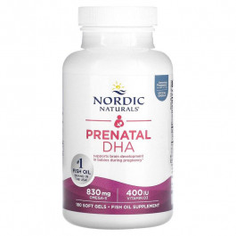 Nordic Naturals БАД Риб&#039;ячий жир для вагітних, Prenatal DHA, , 500 мг, 180 капсул