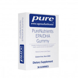 Pure Encapsulations БАД Риб&#039;ячий жир ЕПК / ДГК, PureNutrients EPA / DHA Gummy, , лимонно-лаймовий смак, 36 жувальни