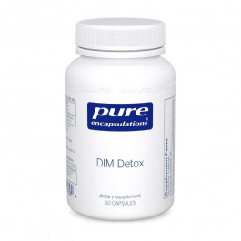 Pure Encapsulations БАД ДІМ детокс, DIM Detox, , підтримка детоксикації печінки та метаболізму гормонів, 60 капсул