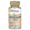 Solaray БАД Їжовик гребінчастий, Lion&#039;s Mane, , органік, ферментований, 500 мг, 60 вегетаріанських капс - зображення 1