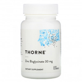 Thorne БАД Бісгліцинат цинку, Zinc Bisglycinate, , 30 мг, 60 капсул
