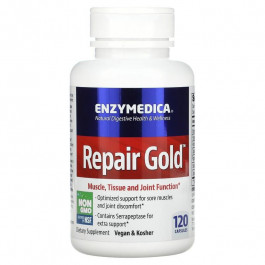   Enzymedica БАД Серрапептаза для суглобів, Repair Gold, , 120 капсул