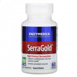 Enzymedica БАД Серрапептаза для серця, High Activity Serrapeptase, , 60 капсул