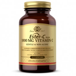   Solgar БАД Вітамін С Естер плюс, Ester-C Plus Vitamin C, , 1000 мг, 50 капсул