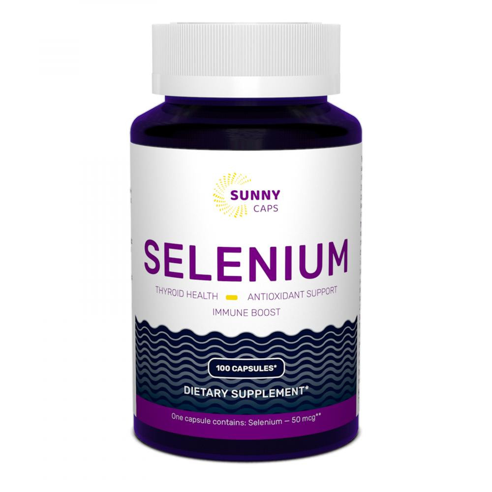Sunny Caps Селен (Selenium Powerful) 50 мкг 100 капсул - зображення 1