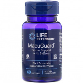 Life Extension БАД Вітаміни для очей, MacuGuard, , 60 капсул
