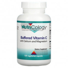 NutriCology БАД Вітамін C з кальцієм та магнієм, Vitamin C, , буферизований, 120 вегетаріанських капсул
