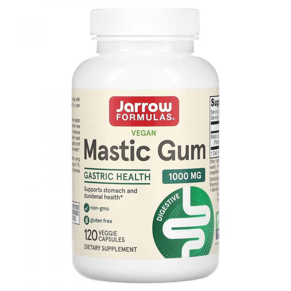 Jarrow Formulas БАД Смола мастикового дерева, Mastic Gum, , 500 мг, 120 капсул - зображення 1