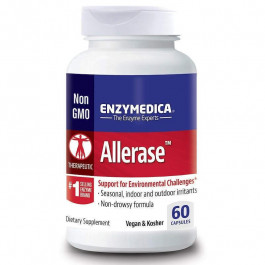 Enzymedica БАД Комплекс від алергії, Allerase, , 60 капсул