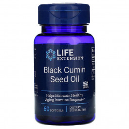 Life Extension Масло чорного кмину, Black Cumin, , з насіння, 60 капсул