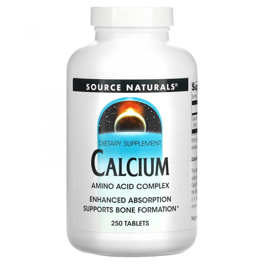 Source Naturals БАД Кальцій, Calcium, , 250 таблеток - зображення 1