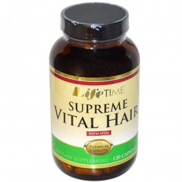 LifeTime Vitamins БАД Вітаміни для волосся і МСМ, Supreme Vital Hair, Life Time Vitamins, 120 капсул