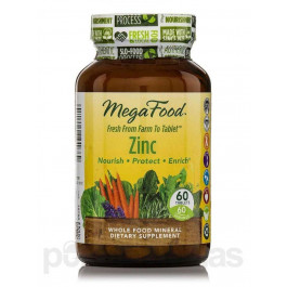   MegaFood БАД Цинк в таблетках, Zinc, MegaFood, 60 таблеток