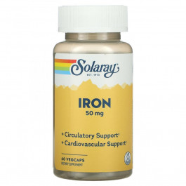 Solaray Залізо (Iron) 50 мг 60 капсул