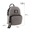 GoPack Міні рюкзак-сумка  Education GO24-181XXS-1 бежевий - зображення 2