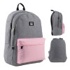 GoPack Рюкзак  Education Teens GO24-140L-1 сіро-рожевий - зображення 1