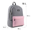 GoPack Рюкзак  Education Teens GO24-140L-1 сіро-рожевий - зображення 2
