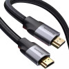 Baseus Enjoyment Series 4KHD Male To 4KHD Male Adapter Cable 0.75m Dark gray (WKSX000113) - зображення 2