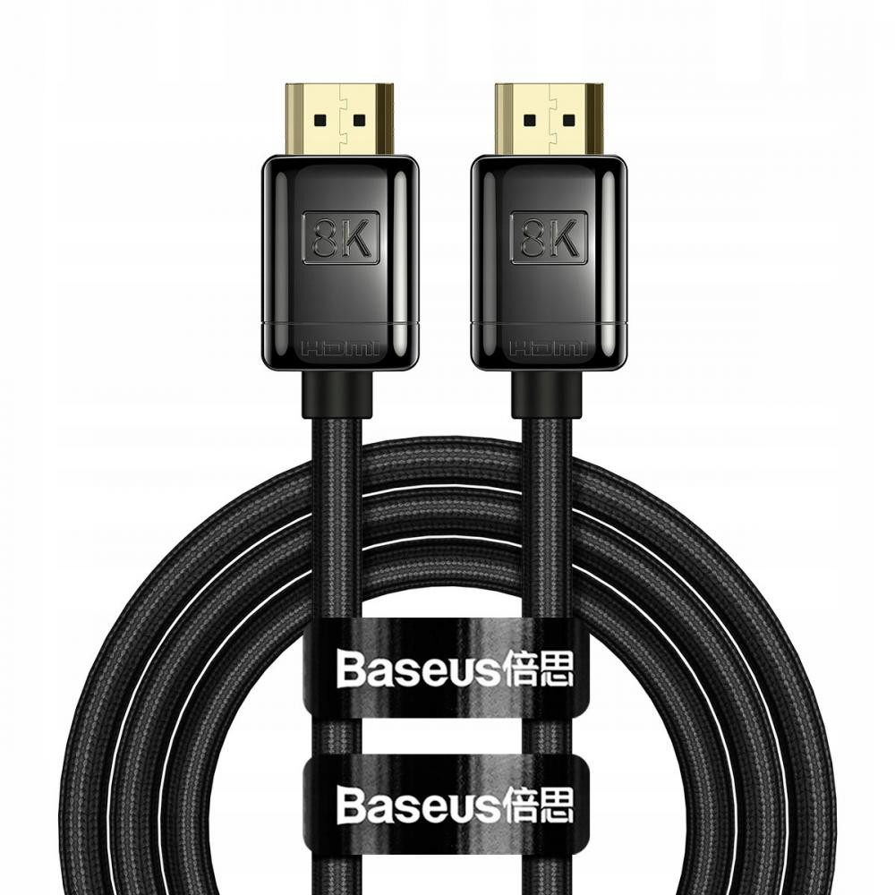 Baseus High Definition Series HDMI to HDMI 1m Black (WKGQ000001) - зображення 1