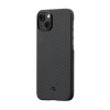 Pitaka MagEZ Case 3 Twill 1500D for iPhone 14 Plus Black/Grey (KI1401M) - зображення 2