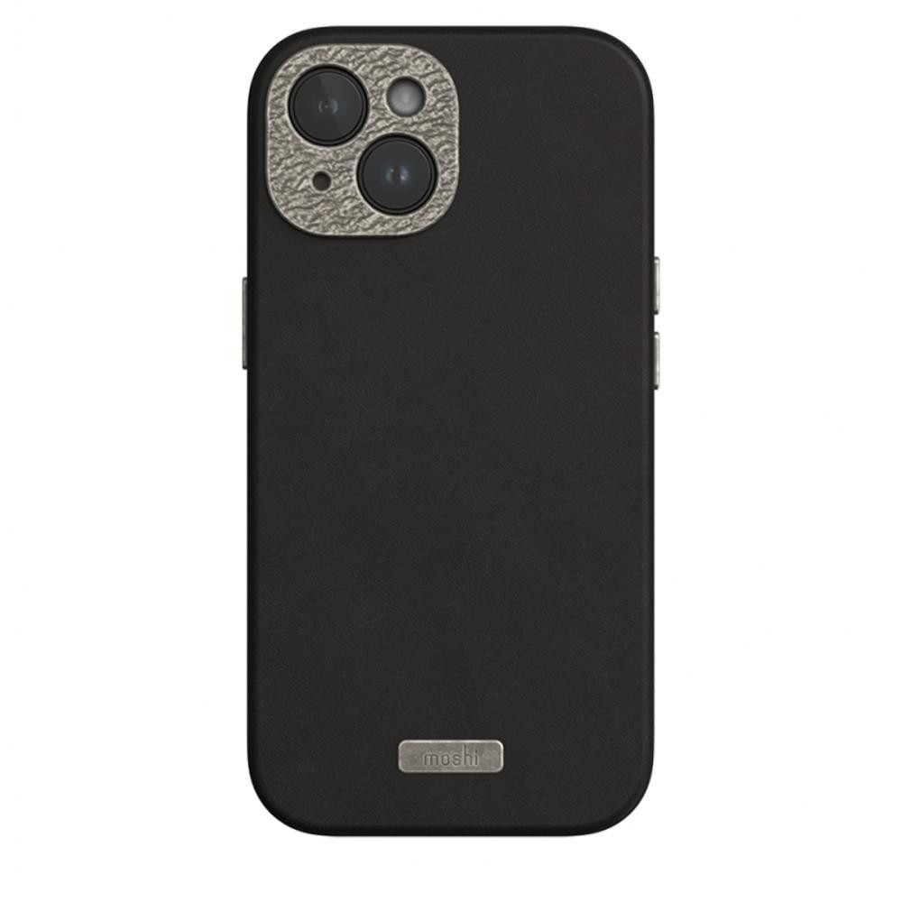 Moshi Napa Slim Hardshell Case for iPhone 15 - Midnight Black (99MO231101) - зображення 1