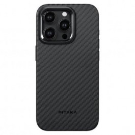 Pitaka MagEZ Case Pro 4 Twill 1500D Black/Grey for iPhone 15 Pro (KI1501PP)