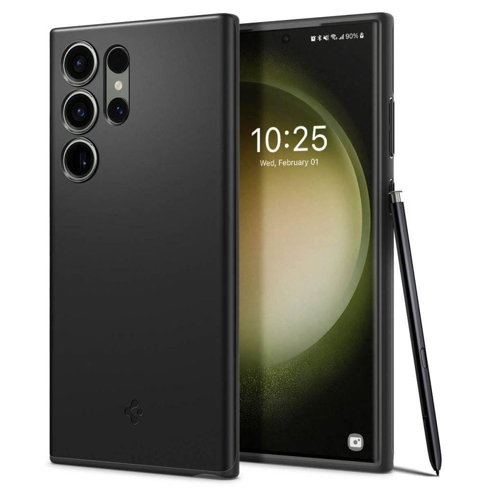 Spigen Samsung Galaxy S23 Ultra Thin Fit Black (ACS05609) - зображення 1
