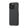 Pitaka MagEZ Case 3 Twill 1500D for iPhone 14 Pro Black/Grey (KI1401P) - зображення 2